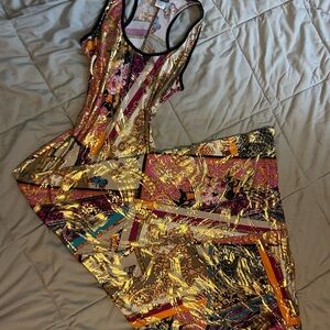 Vibrant Multicolor Maxi Dress